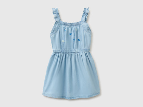 Chambray dress with embroidery - ucb_image_FS