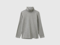 T-shirt stretch com gola alta - ucb_image_FS