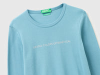T-shirt de manga comprida com logótipo glitter - ucb_image_DS1
