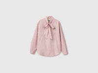 Camisa às riscas com um laço ao pescoço - ucb_image_FS