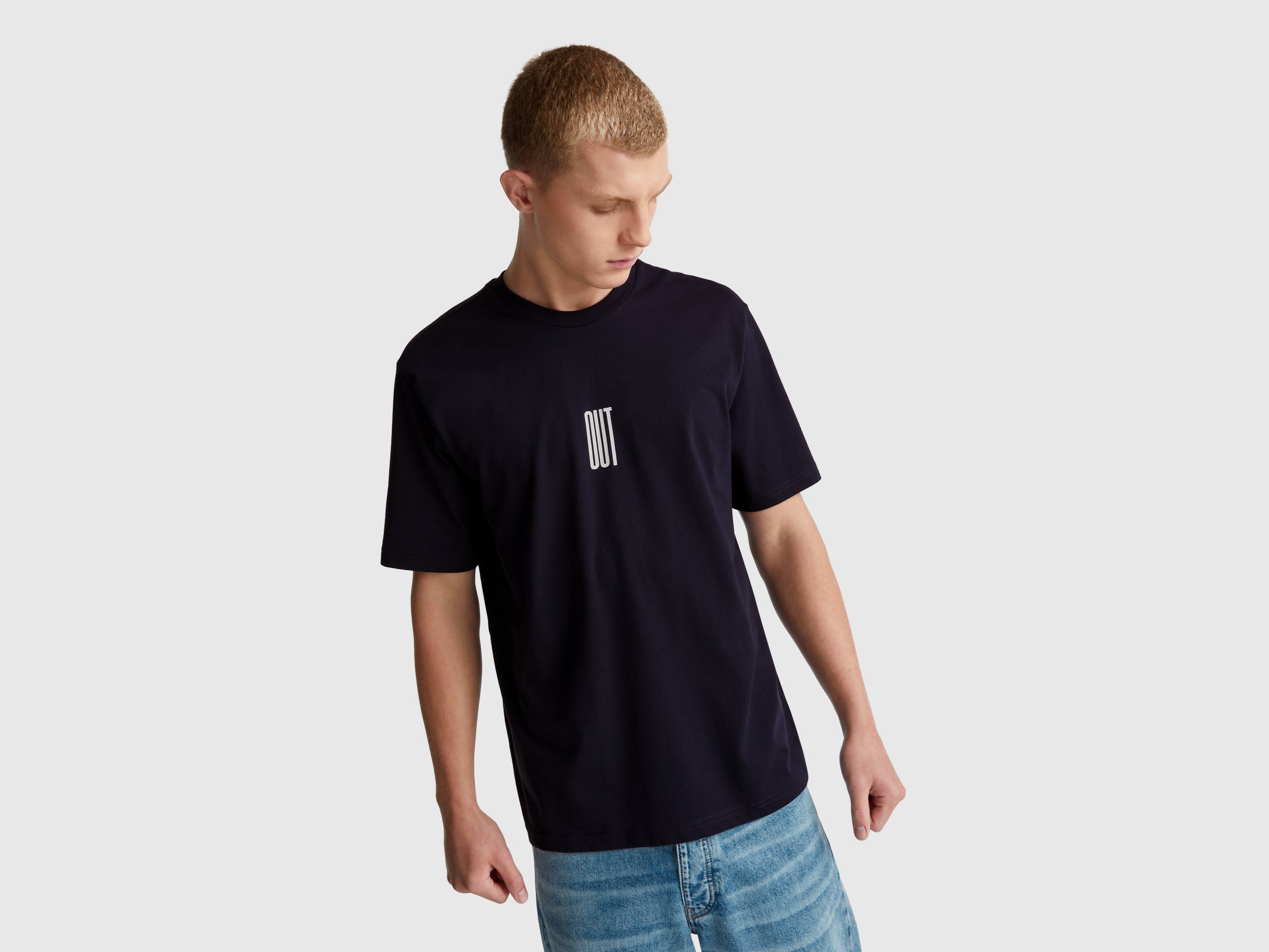 T-shirt relaxed fit com estampa - ucb_image_F