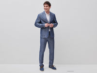 Blazer de abotoadura simples em mistura de linho - ucb_image_FY