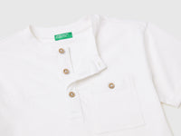 Linen blend henley T-shirt - ucb_image_DS1
