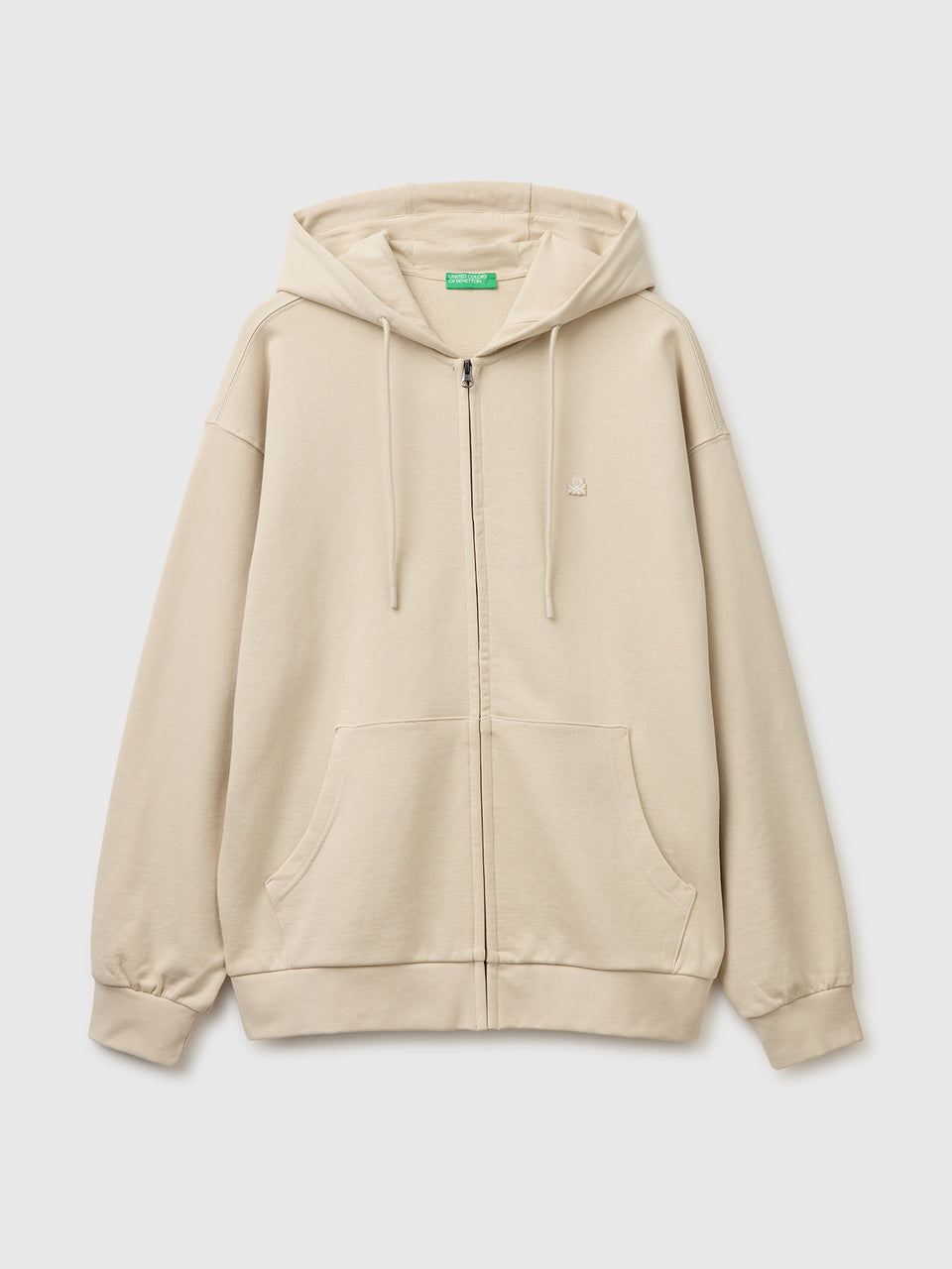 Cotton sweatshirt with zip and hood - ucb_image_FS