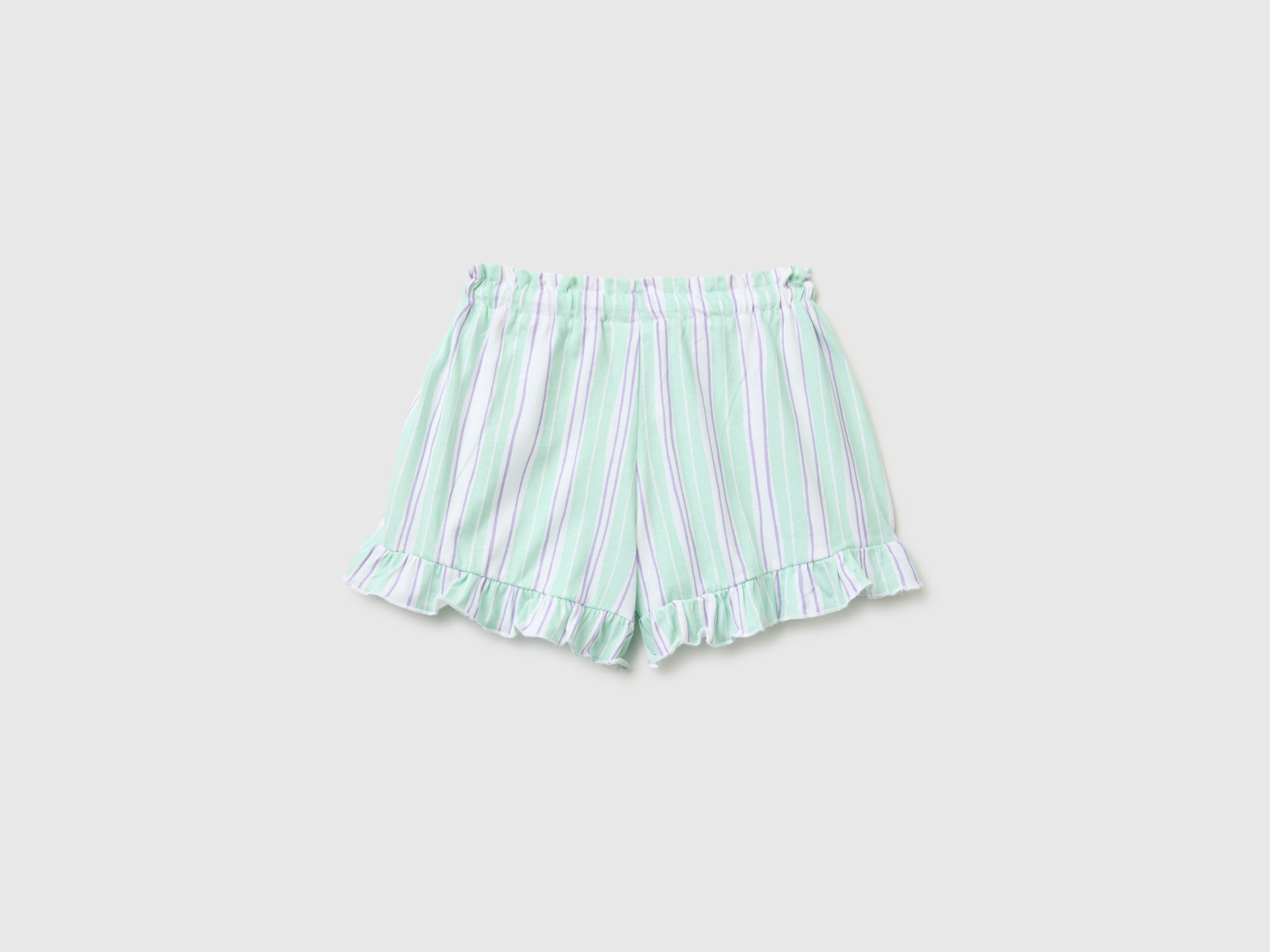 Printed shorts with ruffles - ucb_image_BS