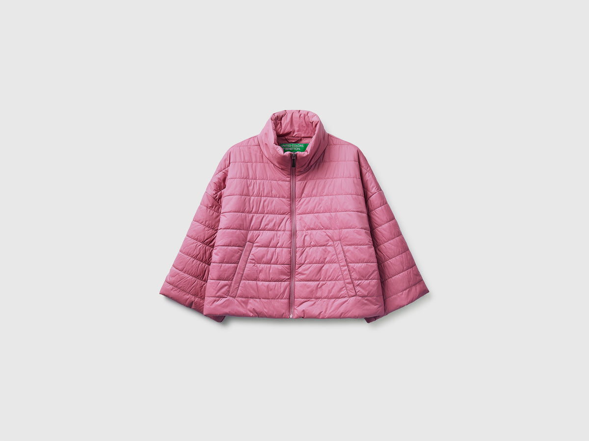 Lightweight padded jacket with 3/4 sleeves - ucb_image_FS