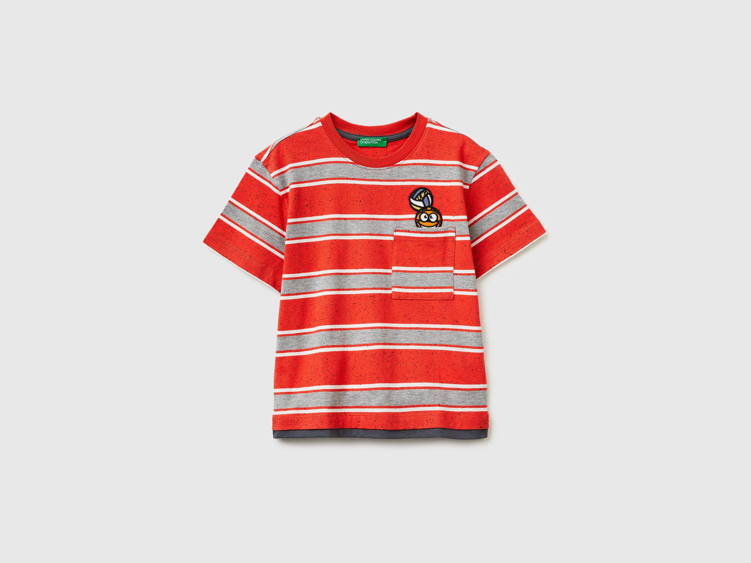 Striped T-shirt with patch - ucb_image_FS