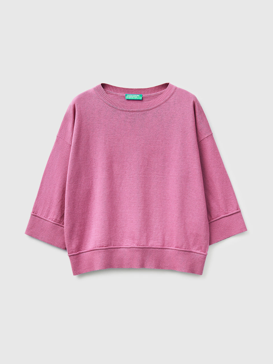 Crew neck sweater in cotton and wool - ucb_image_FS