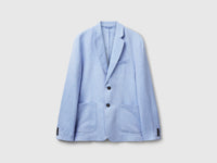 Blazer riscado em mistura de linho - ucb_image_FS
