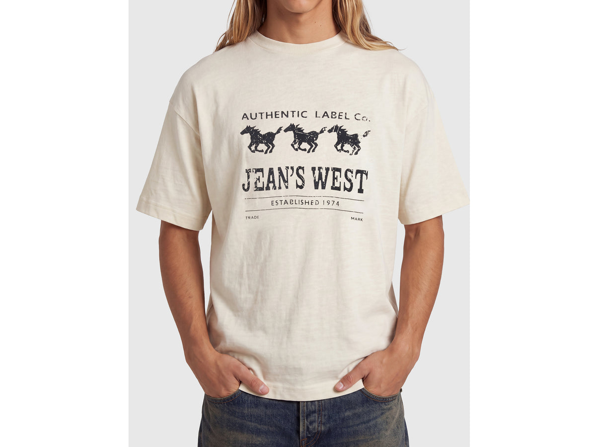 T-shirt com estampa Jean's West 100% algodão - ucb_image_FY