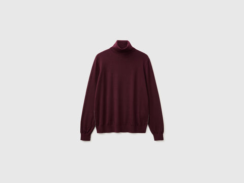 Camisola de gola alta em pura lã Merino - ucb_image_FS