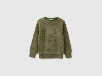 Camisola de gola redonda em chenille - ucb_image_FS