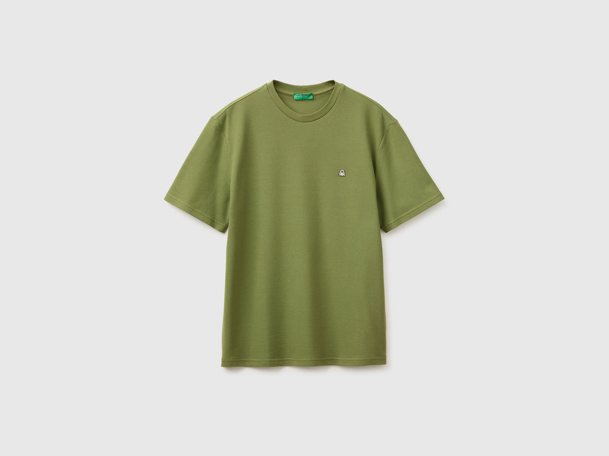Organic cotton piquet T-shirt - ucb_image_FS