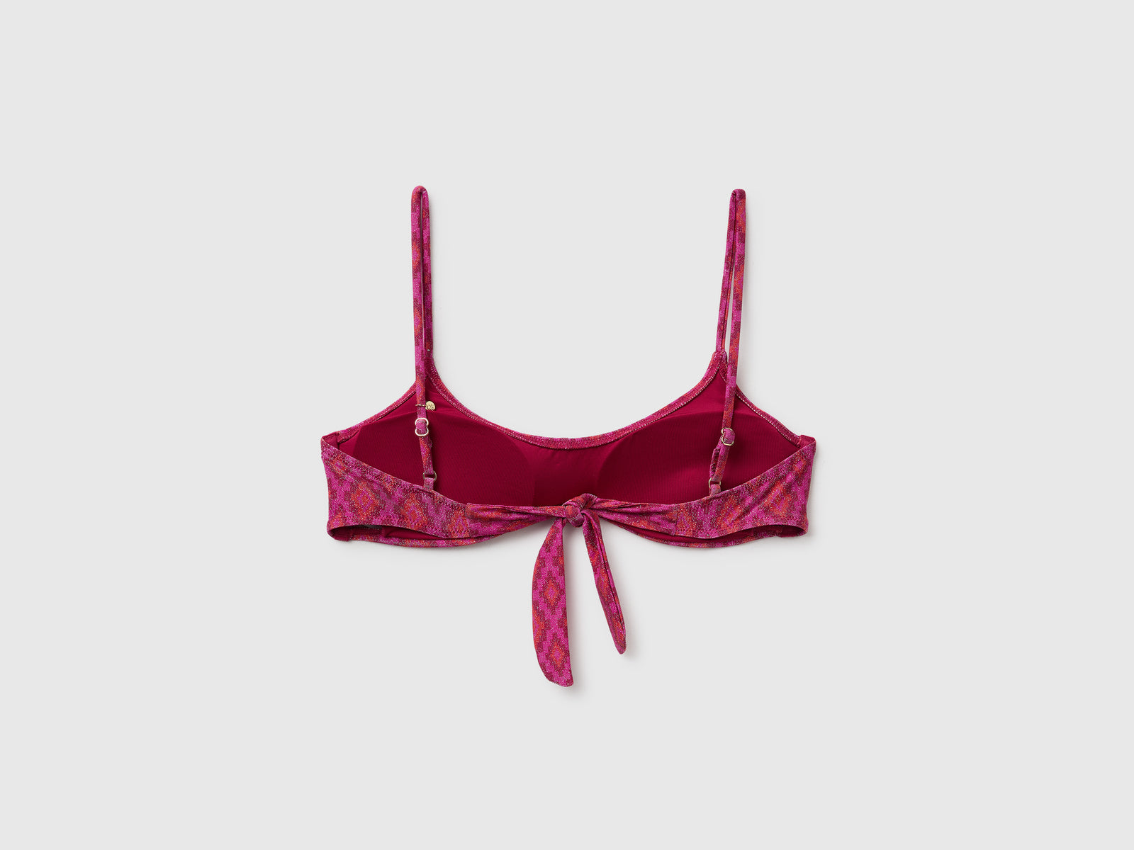 Brassiere de biquíni com estampado étnico e lurex - ucb_image_BS