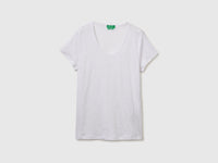 Round-neck T-shirt in pure linen - ucb_image_FS
