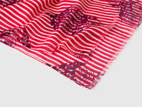 Patterned linen blend scarf - ucb_image_DS1