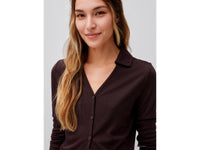 Camisola estilo polo em canelado com botões - ucb_image_FY