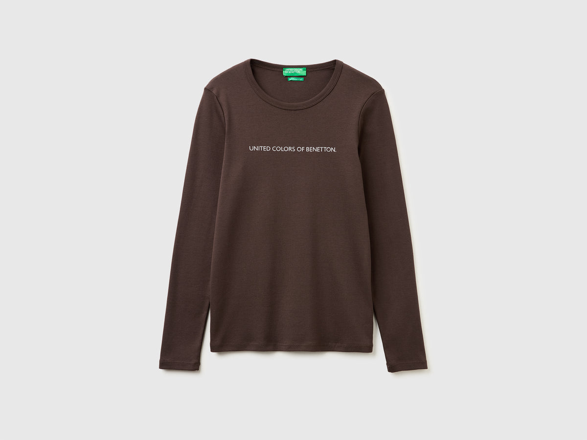 Long sleeve t-shirt with glitter logo - ucb_image_FS