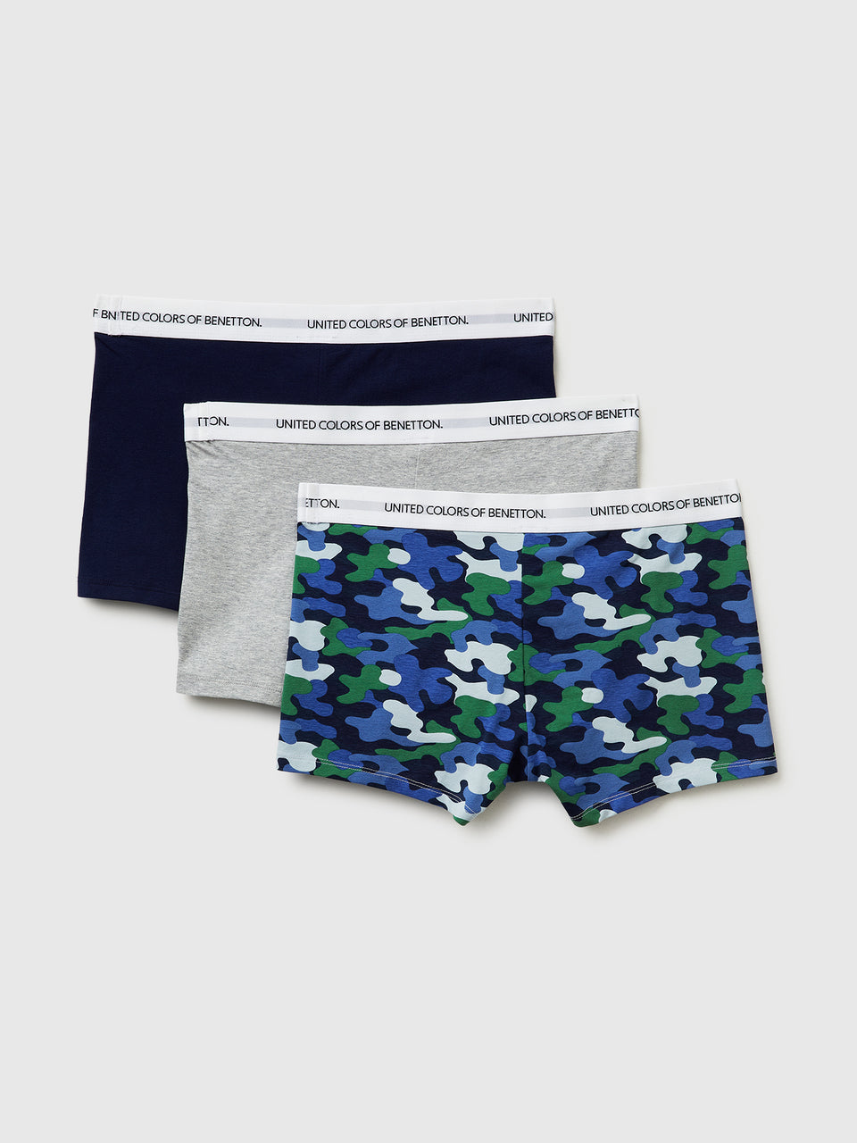 Set of three boxers in stretch organic cotton - ucb_image_BS