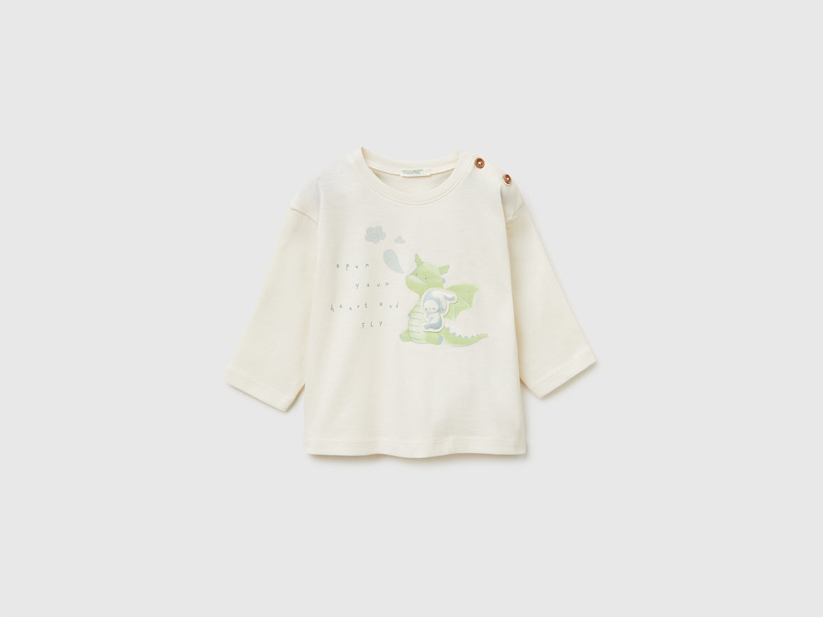 Organic cotton T-shirt with patch - ucb_image_FS