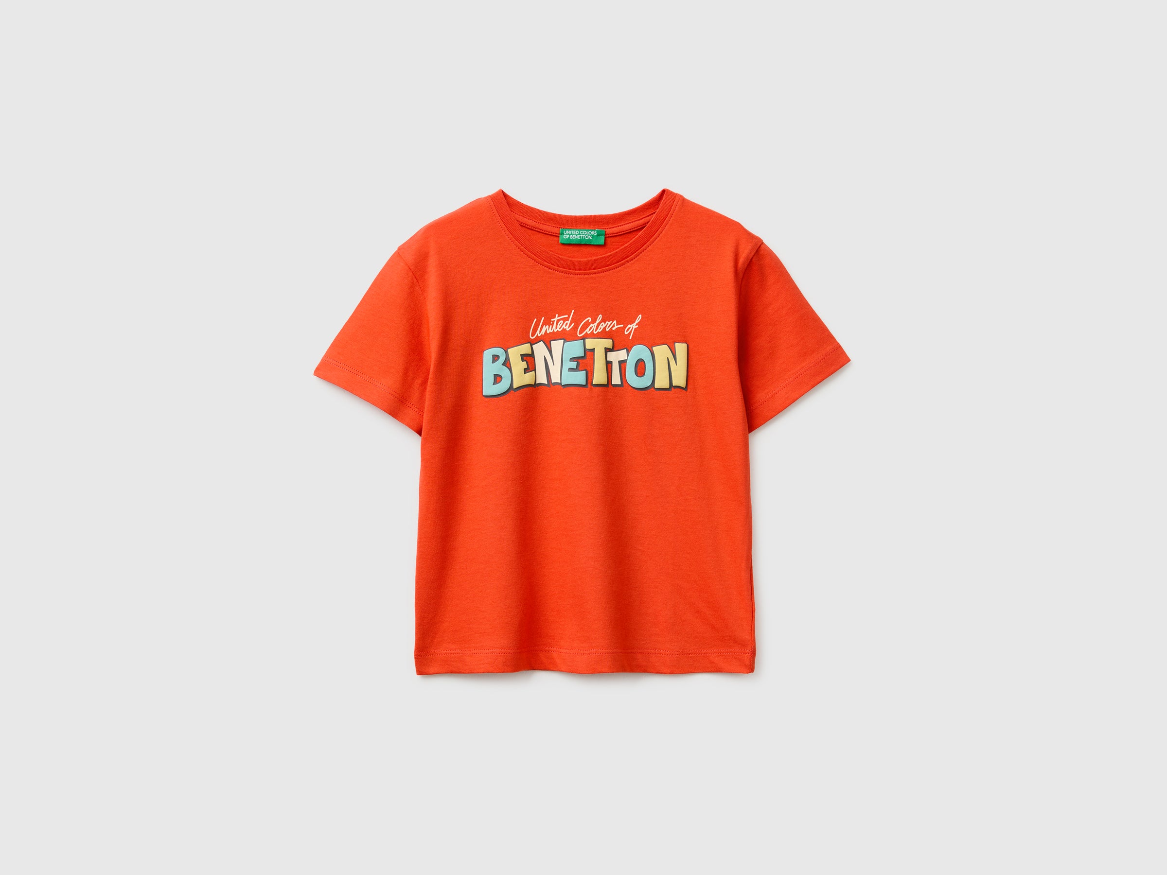 Organic cotton T-shirt with logo print - ucb_image_FS