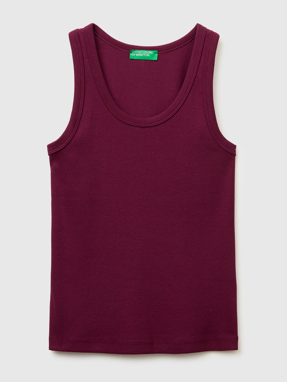 Wide-neck ribbed tank top - ucb_image_FS