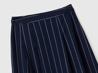 Pinstriped skirt with slit - ucb_image_DS1