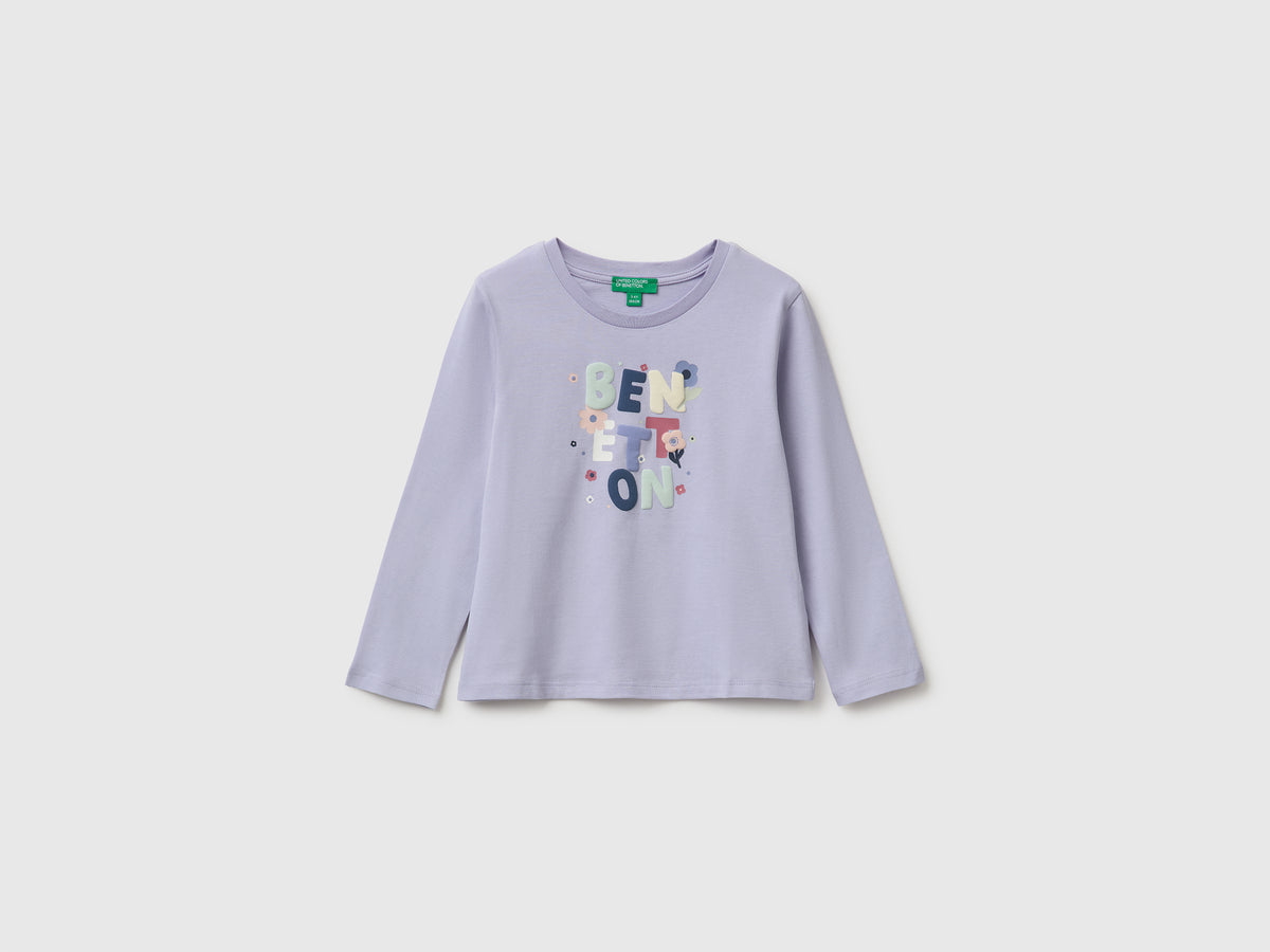 T-shirt com estampa efeito de relevo - ucb_image_FS