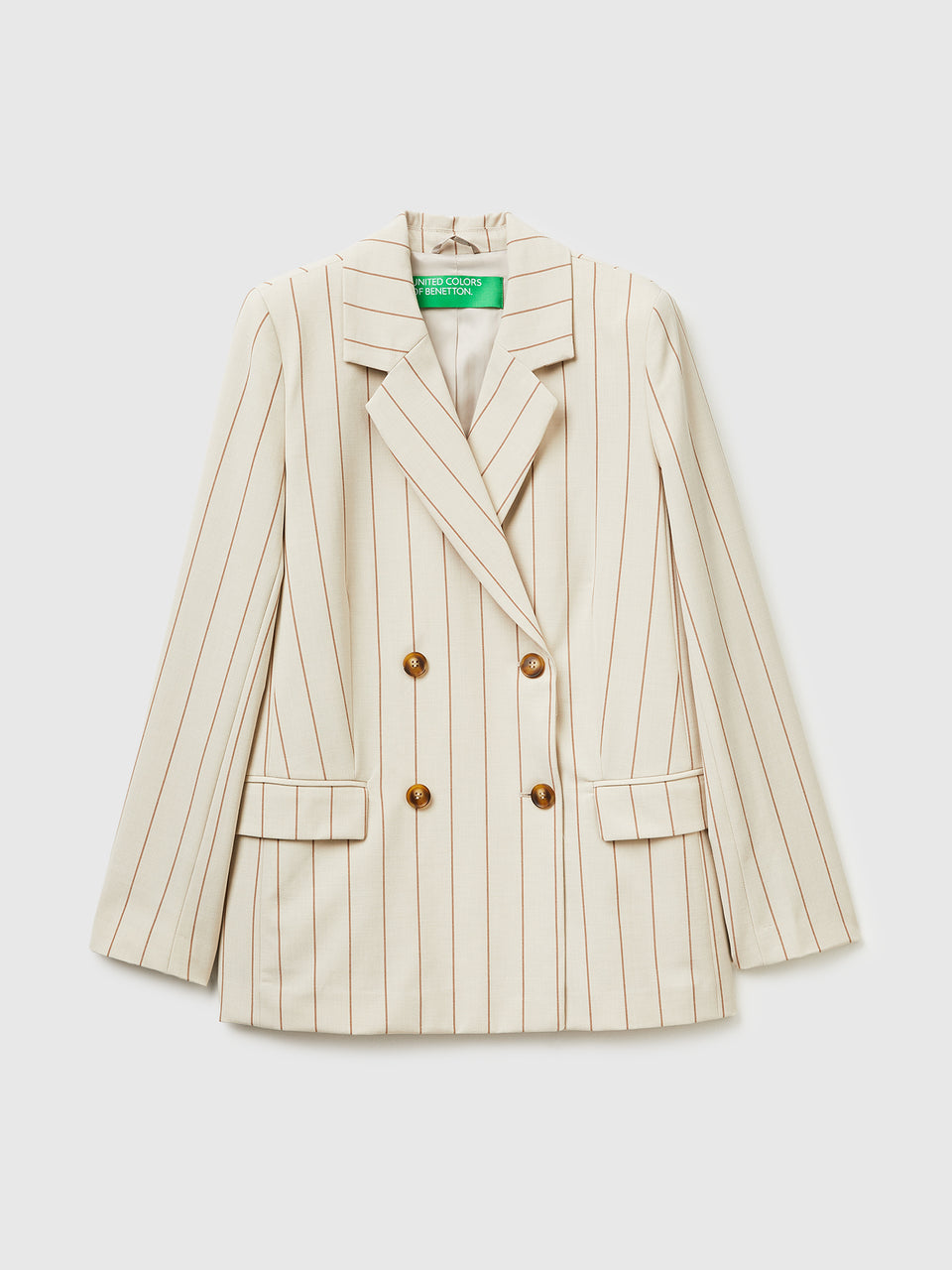 Double-breasted pinstriped jacket - ucb_image_FS