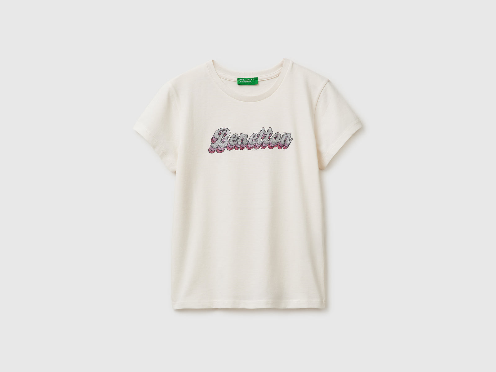 T-shirt with glitter print - ucb_image_FS