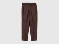 100% linen cigarette trousers - ucb_image_BS