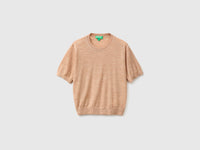 Camisola de manga curta em pura lã Merino - ucb_image_FS
