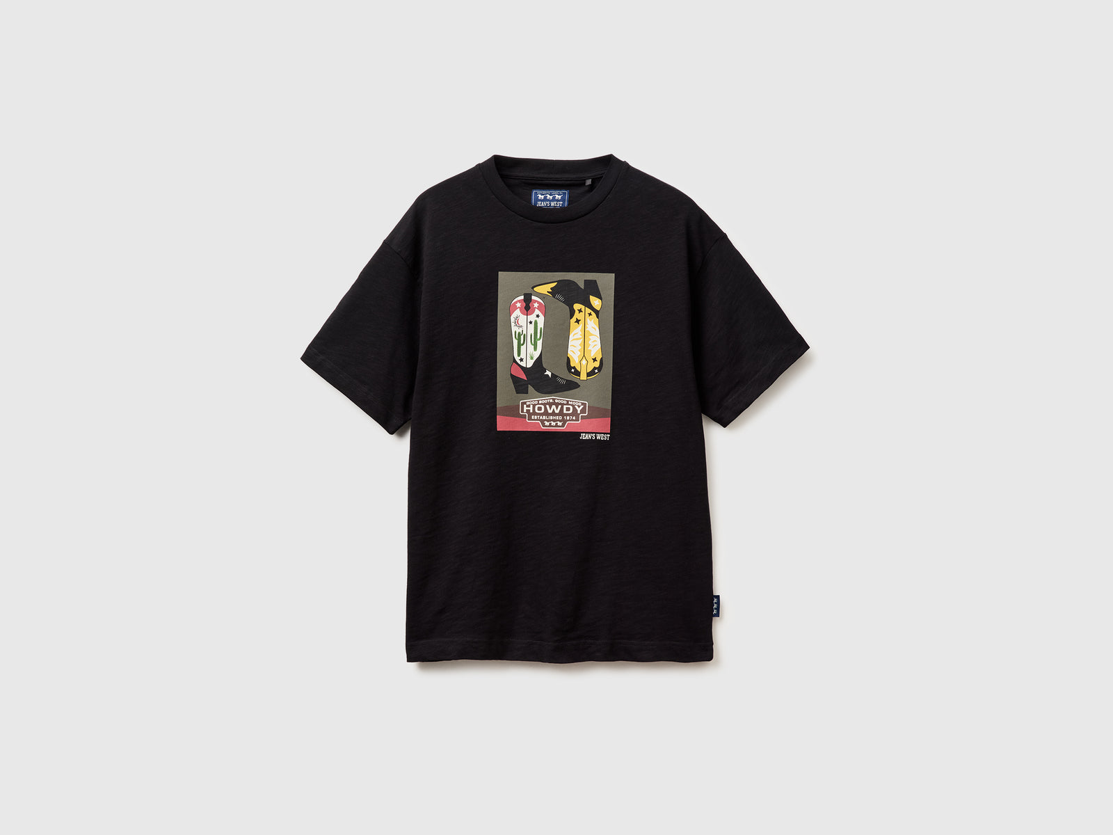 Relaxed fit western T-shirt - ucb_image_FS