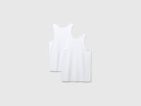 Duas t-shirts sem mangas interiores em algodão stretch - ucb_image_BS