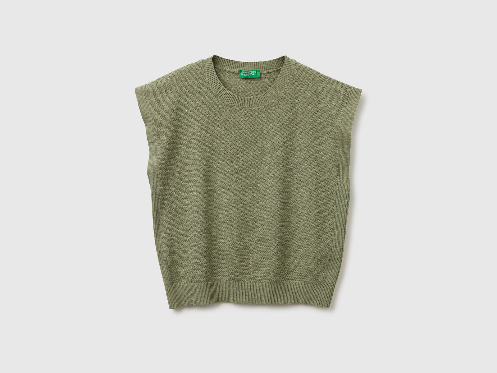 Camisola sem mangas em mistura de linho - ucb_image_FS