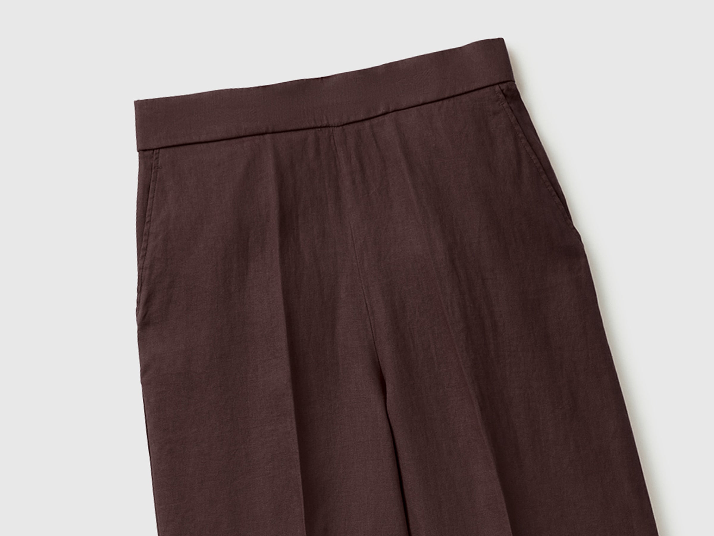 Palazzo trousers in pure linen - ucb_image_DS1