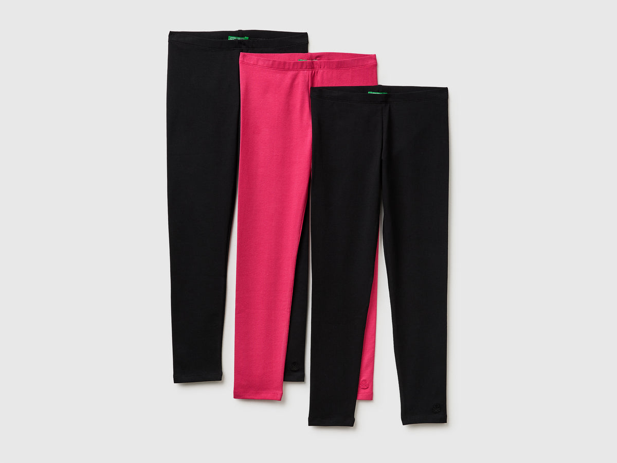 Three stretch cotton leggings - ucb_image_FS