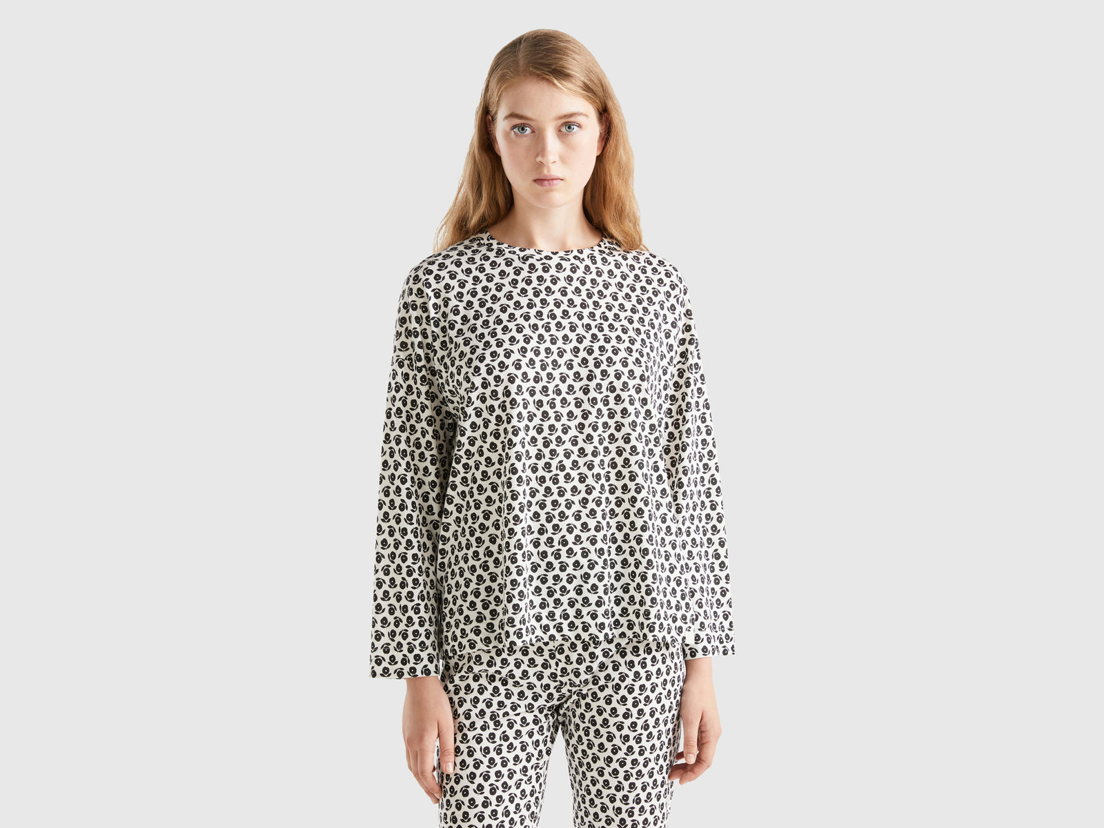 Camisola com estampa às flores - ucb_image_F