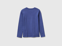 T-shirt with glittery logo in organic cotton - ucb_image_BS