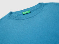 Crew neck sweater in cotton and wool - ucb_image_DS1