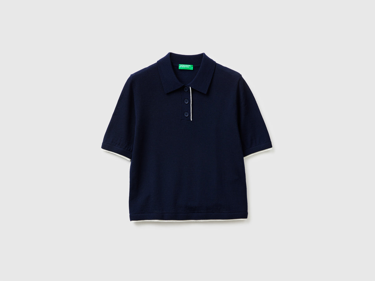 100% Merino wool polo shirt - ucb_image_FS