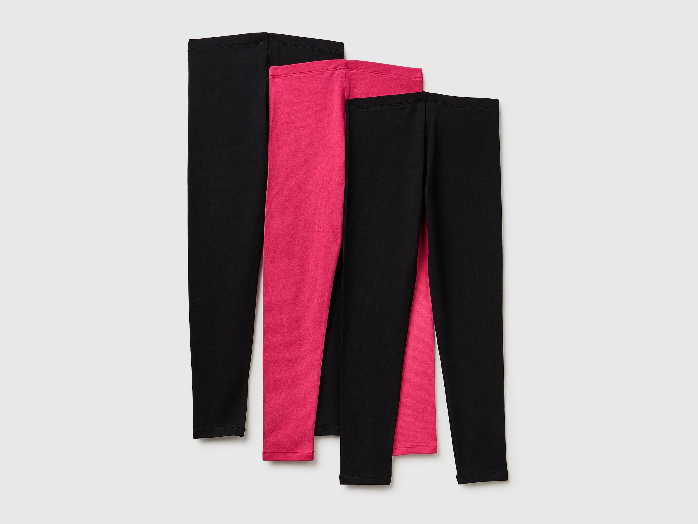 Three stretch cotton leggings - ucb_image_BS