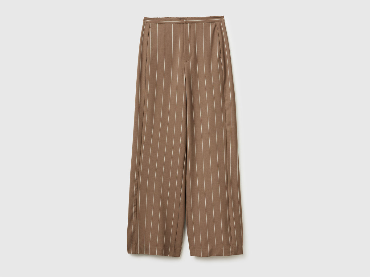 Wide-leg pinstriped trousers - ucb_image_FS