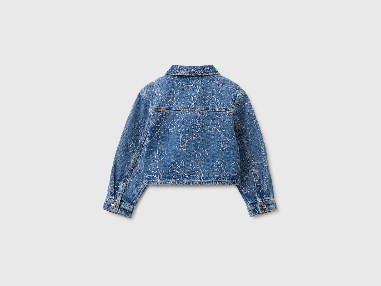 Denim jacket with embroidery - ucb_image_BS