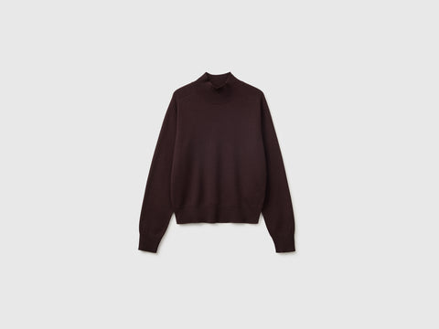 Camisola de gola alta em mistura de caxemira - ucb_image_FS