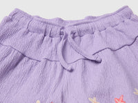 Flared shorts with embroidery - ucb_image_DS1