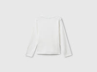 T-shirt com logótipo glitter em algodão - ucb_image_BS