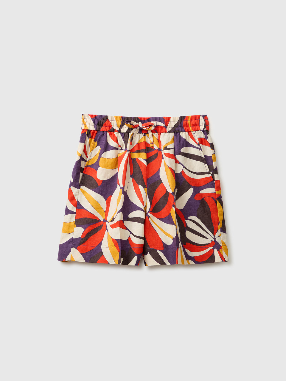 Shorts estampados em linho puro - ucb_image_FS