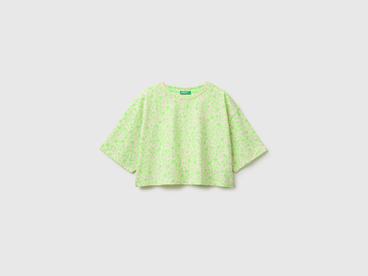 Printed cropped T-shirt - ucb_image_FS
