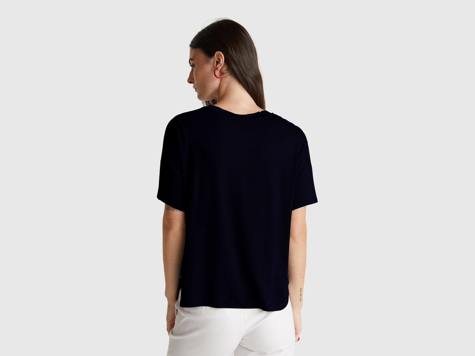 T-shirt slim fit em viscose stretch - ucb_image_B